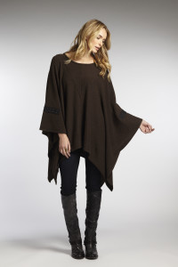 A poncho from our upcoming Fall 15 line.